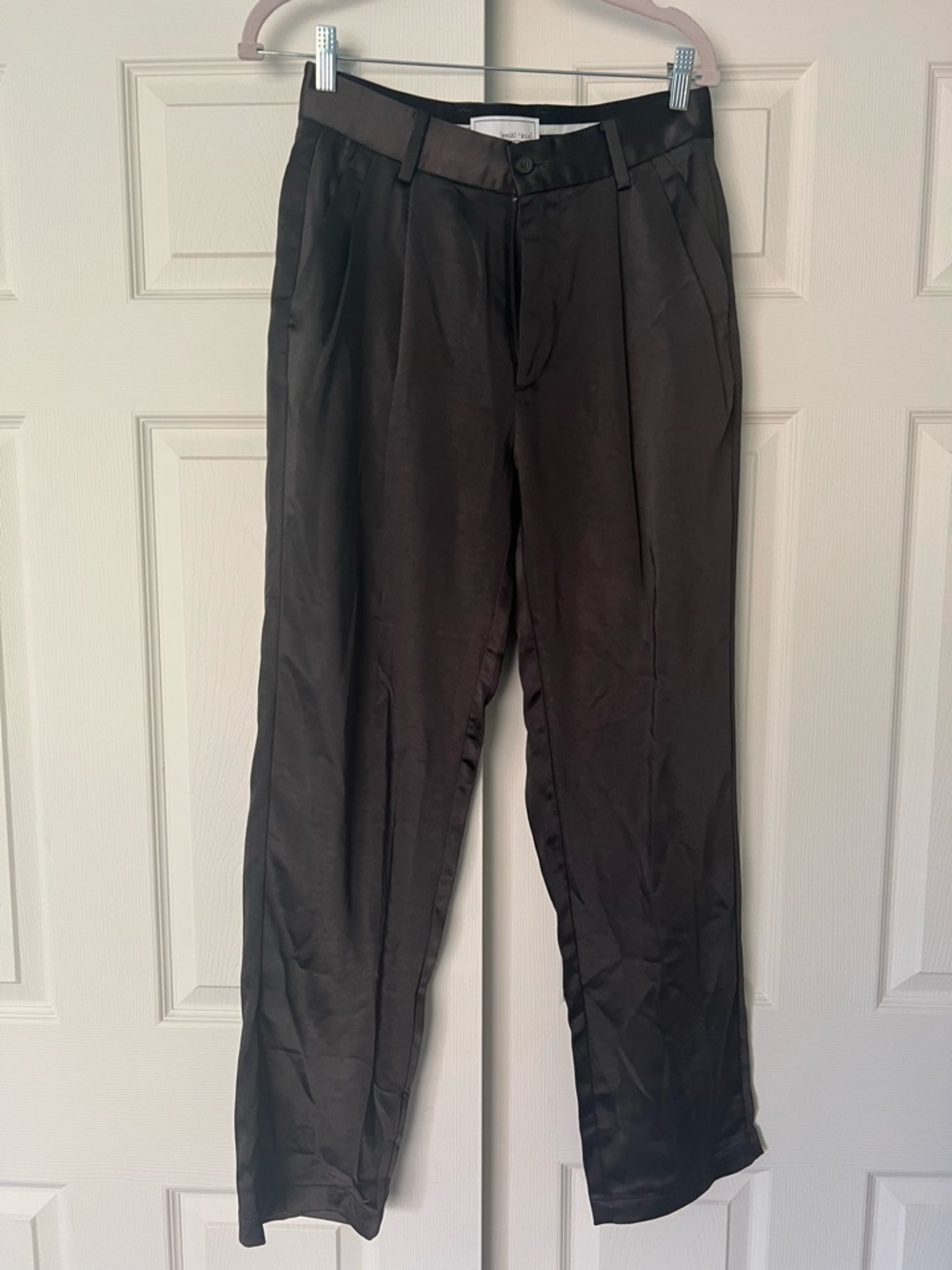 Men's Kith Black Dress Trousers - Classic Tailored Fit